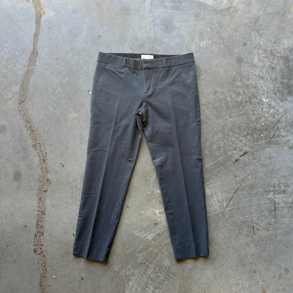 Banana Republic Sloan Fit Pants Women's 12 Black Slim Ankle Dress Pants Trousers